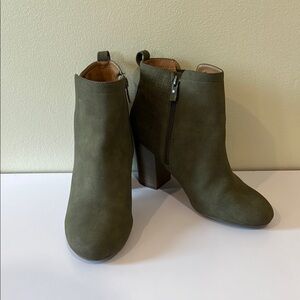 TORRID Olive Green Ankle Boots
